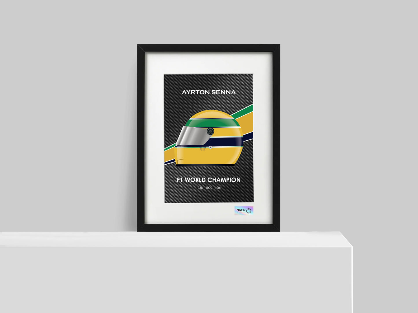 Carbon Poster - Ayrton Senna