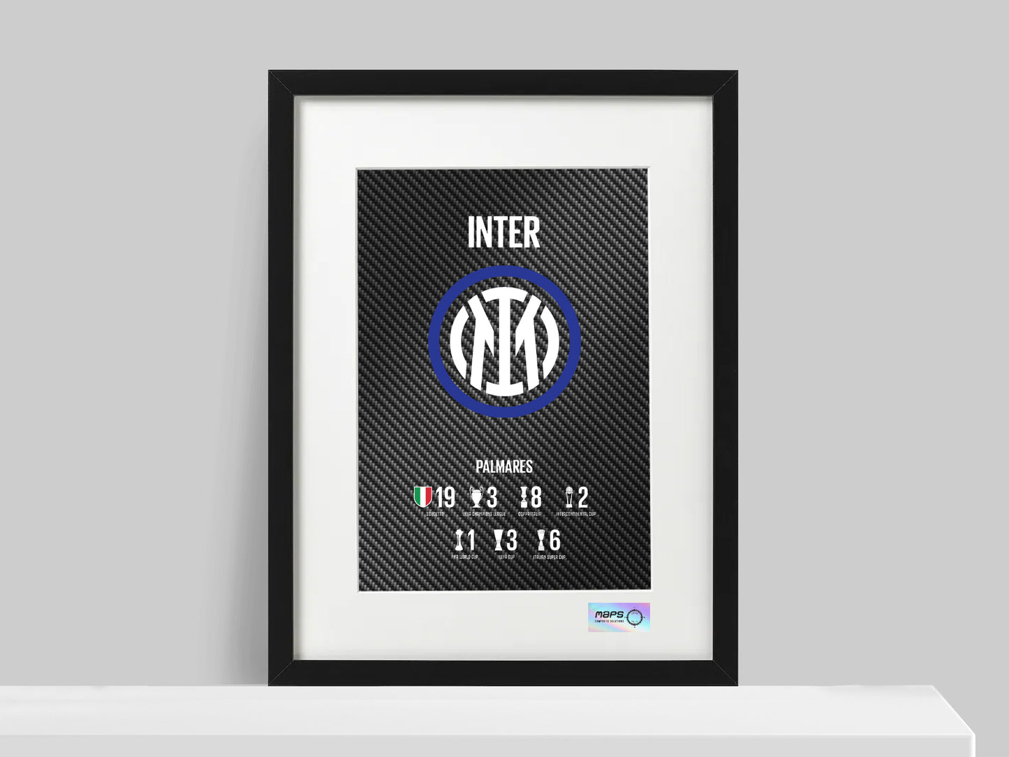 Customized Carbon Poster - Palmares Inter