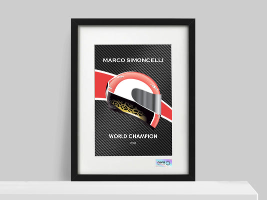 Carbon Poster - Marco Simoncelli