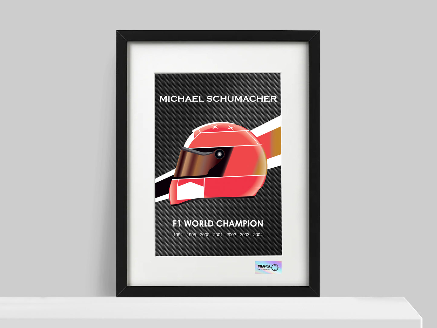 Quadro Carbonio - Michael Schumacher