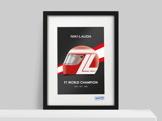 Carbon Poster - Niki Lauda