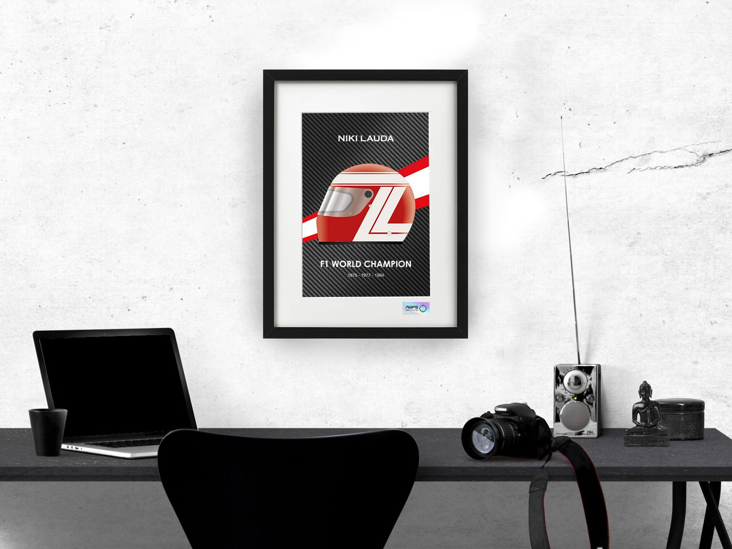 Carbon Poster - Niki Lauda