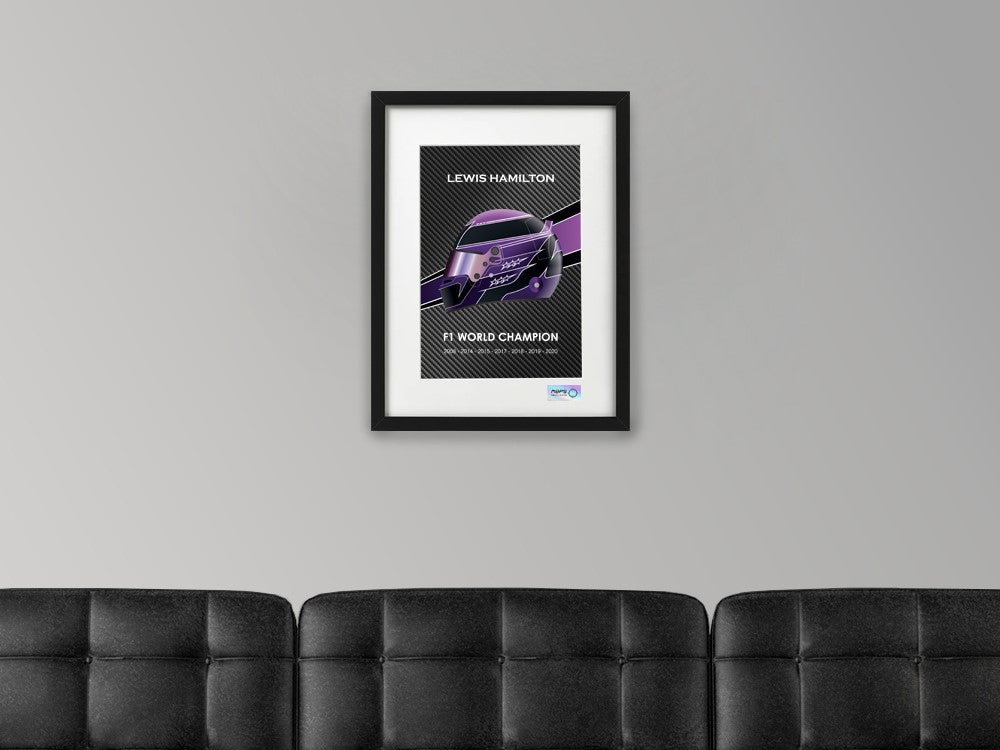 Carbon Poster - Lewis Hamilton